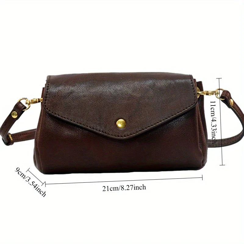 Nouveau sac à bandoulière en cuir véritable pour femme