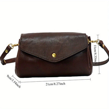 Nouveau sac à bandoulière en cuir véritable pour femme