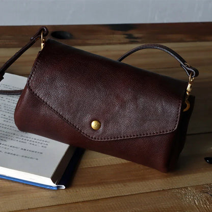 Nouveau sac à bandoulière en cuir véritable pour femme